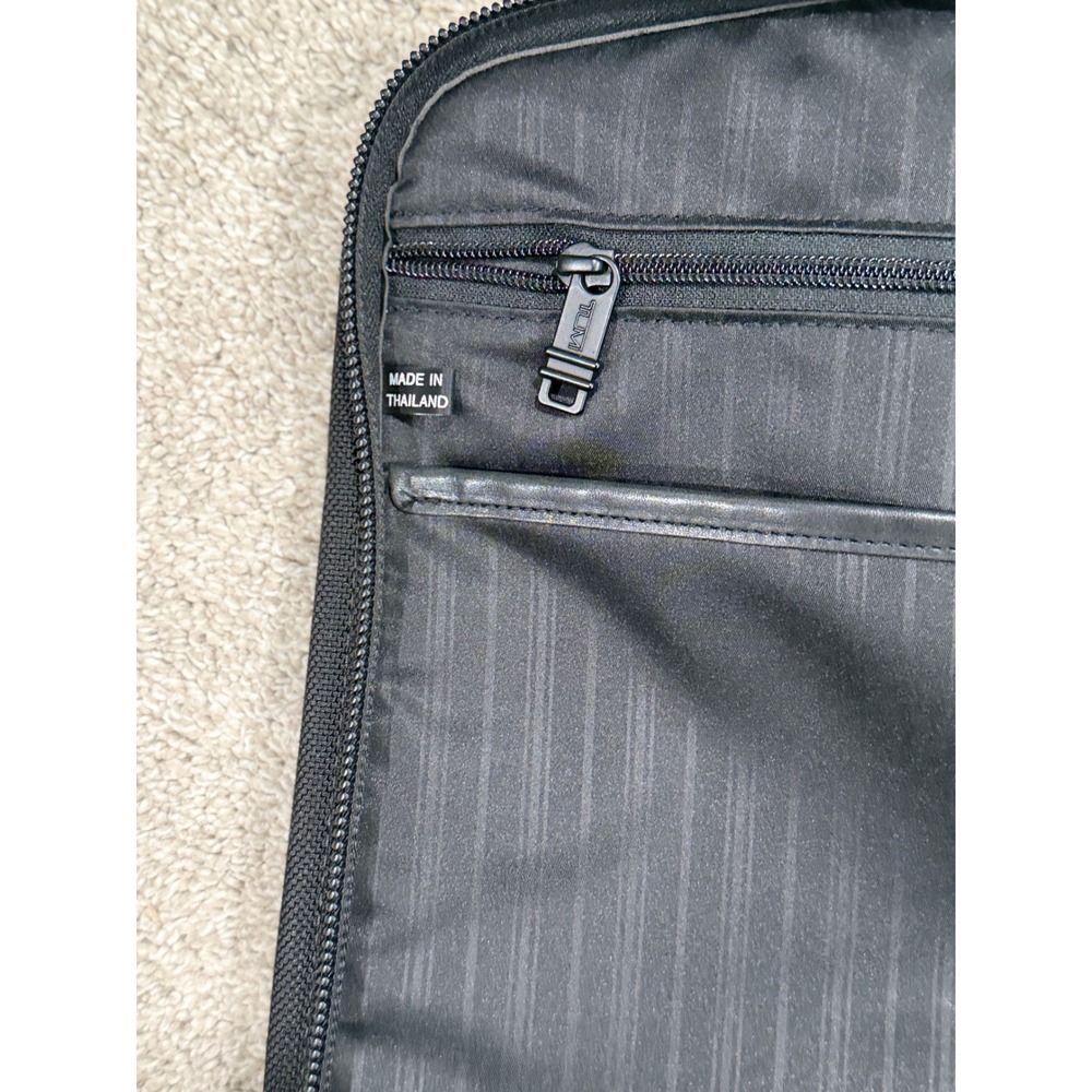 Tumi Black Ballistic Nylon Wheeled Briefcase Laptop Bag Travel Carry On - Picture 10 of 11